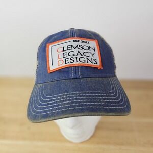 Clemson Legacy‎ Designs Hat Mesh Snapback Adjustable Blue Orange